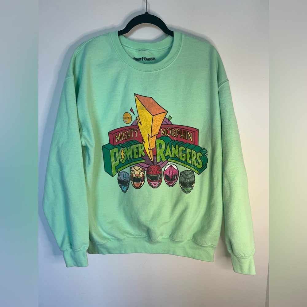 Power Rangers Crewneck Sweatshirt, Oversized, Size M/L.